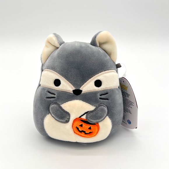 Squishmallows Other - NWT 🥀 4.5" Floxie the Grey Fox Squishmallow From The Halloween Squad